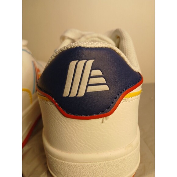 ALDI Gear 2024 Women's Size 7 Multicolor White Sneakers Lace Up Shoe Logo NEW - Picture 10 of 16